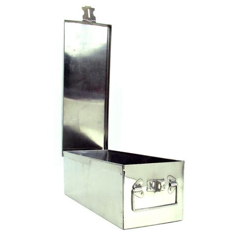 small steel box with lock|lockable metal storage boxes.